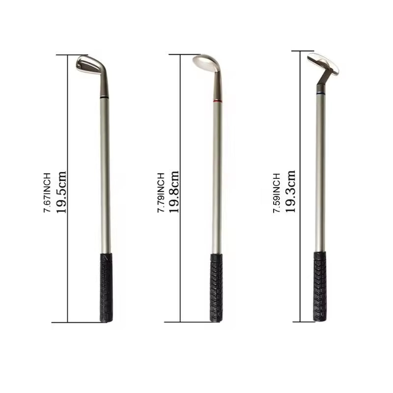 Simulated Golf Course Premium Mini Golf Putter Pen Set Office Gift for Men Ballpoint Creative Writing Supplies Durable